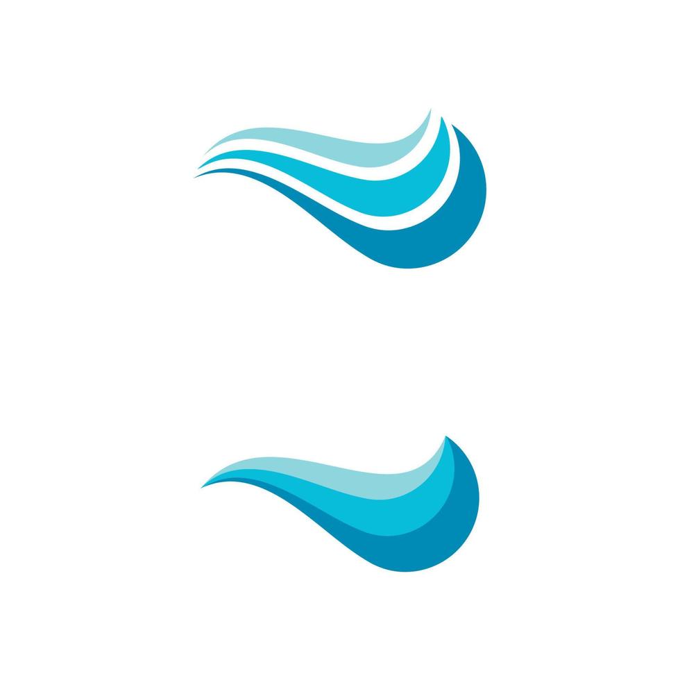 Water wave icon vector design