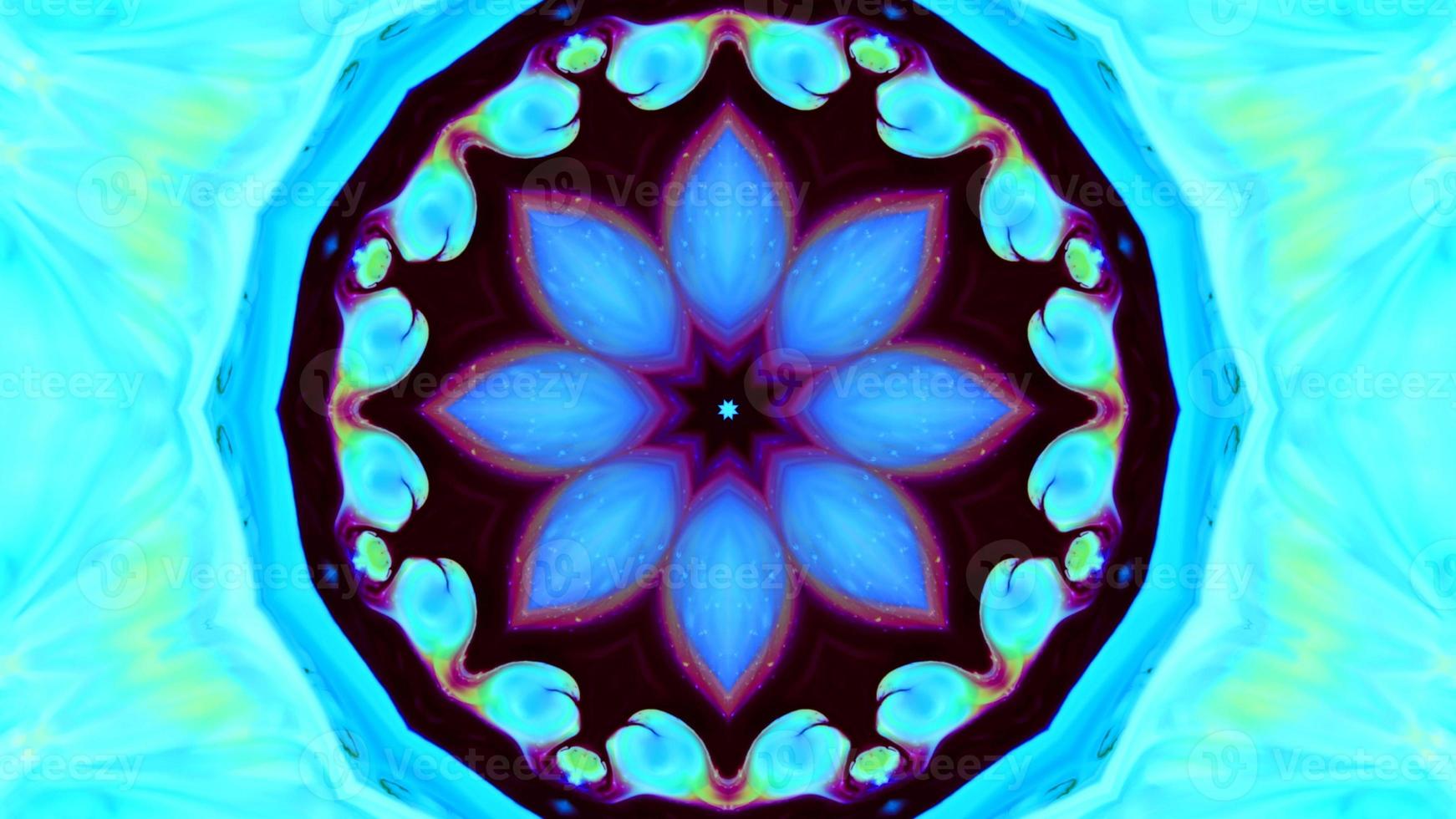 Wonderful Kaleidoscope Backgrounds Created From Colorful Ink Paint Spread photo