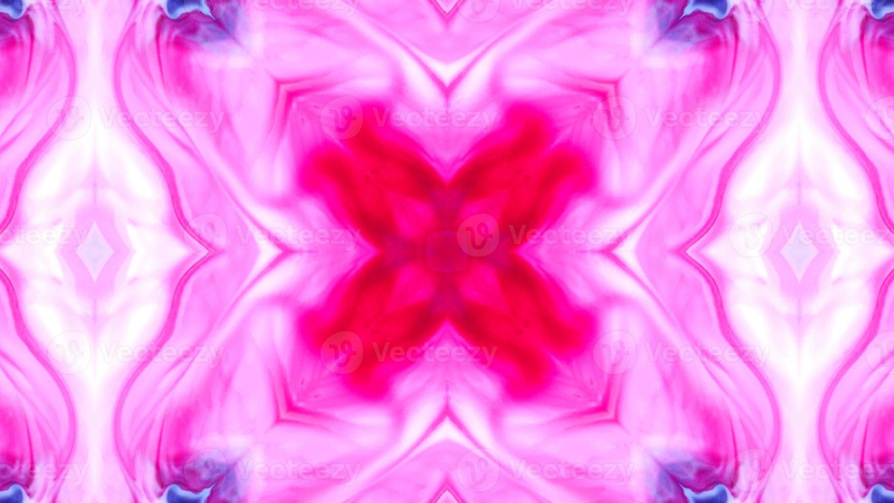 Wonderful Kaleidoscope Backgrounds Created From Colorful Ink Paint Spread photo