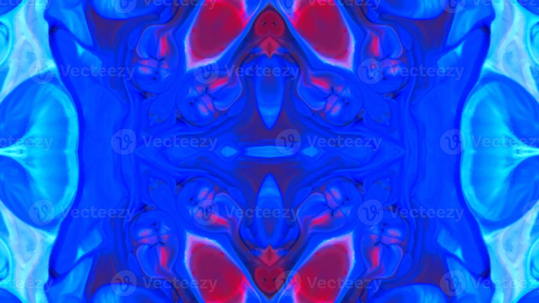Wonderful Kaleidoscope Backgrounds Created From Colorful Ink Paint Spread photo