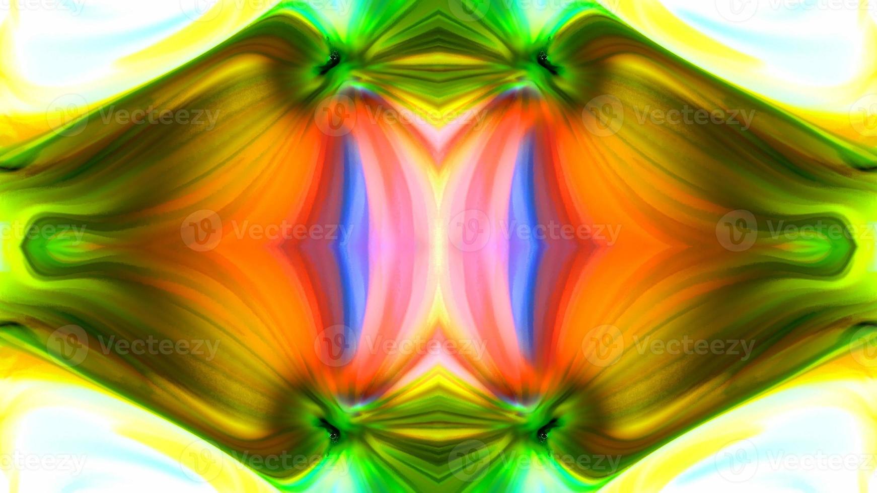Wonderful Kaleidoscope Backgrounds Created From Colorful Ink Paint Spread photo