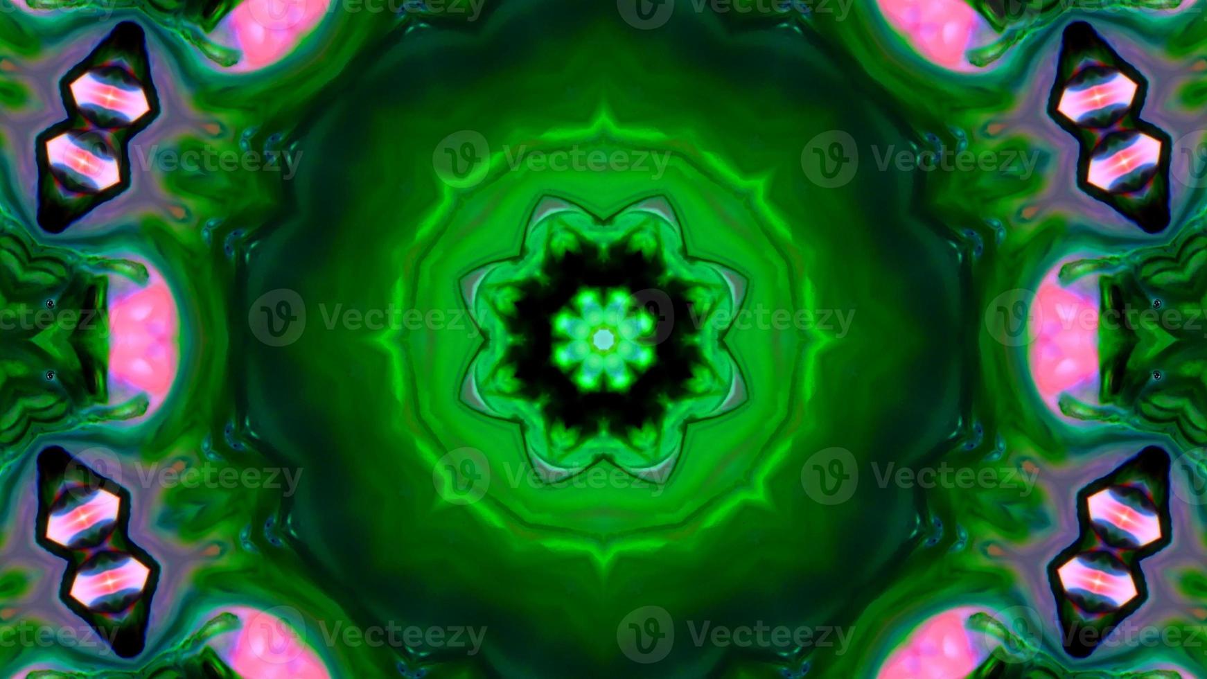 Wonderful Kaleidoscope Backgrounds Created From Colorful Ink Paint Spread photo