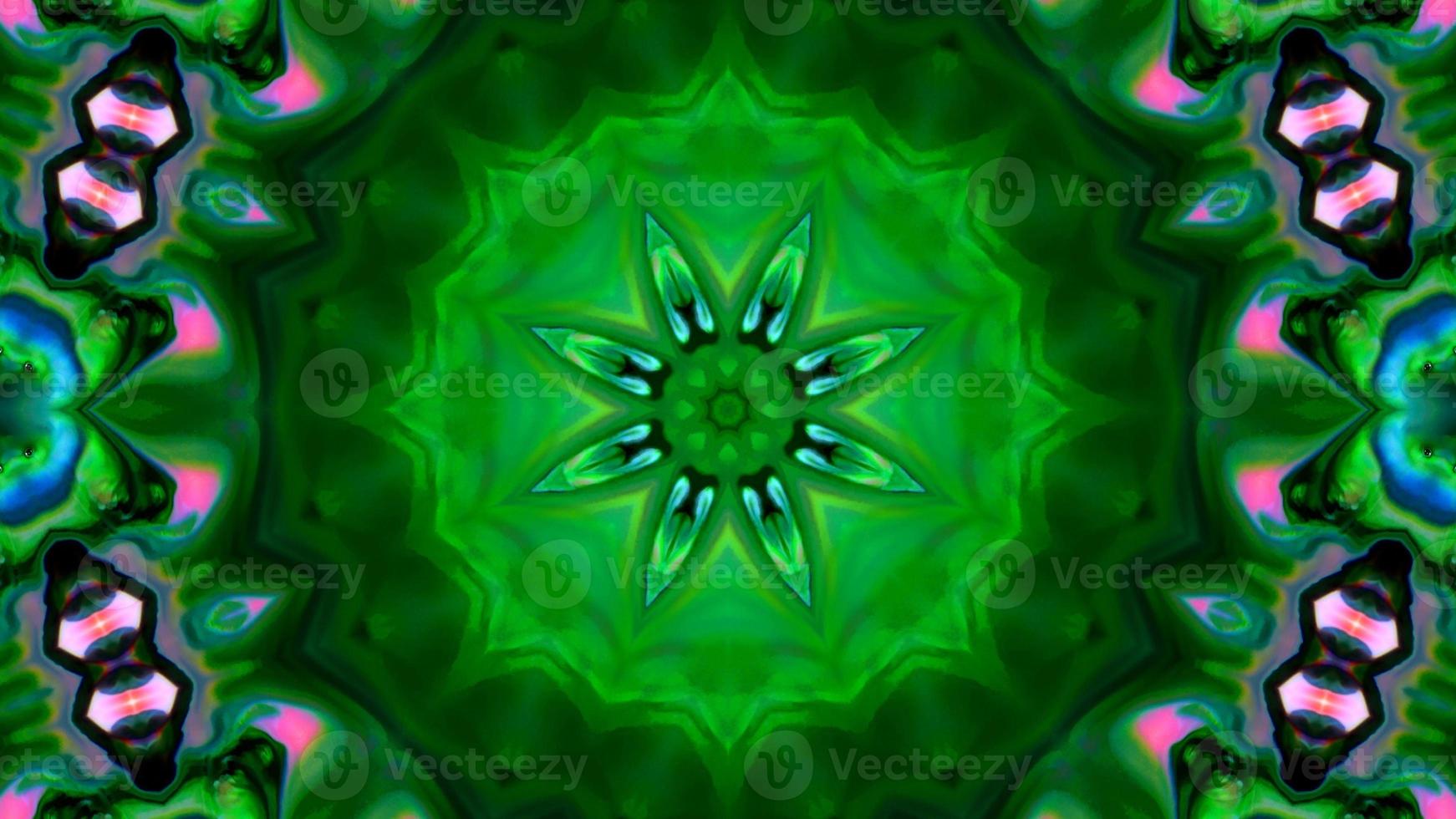 Wonderful Kaleidoscope Backgrounds Created From Colorful Ink Paint Spread photo