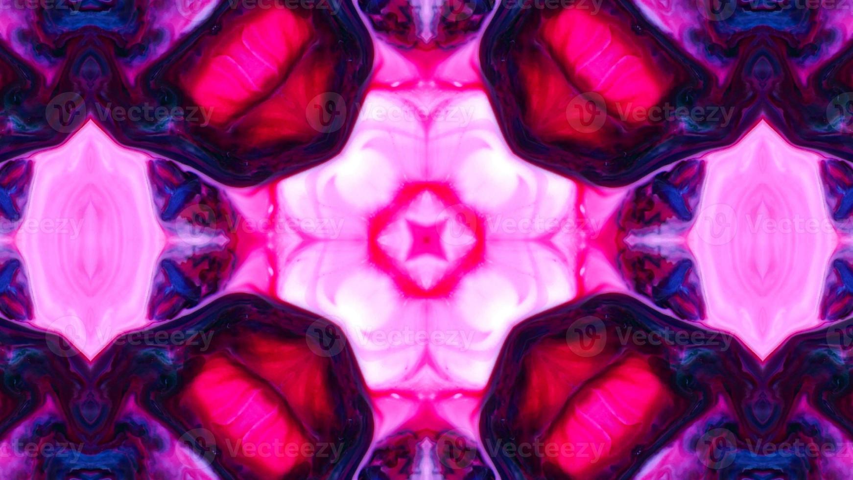 Wonderful Kaleidoscope Backgrounds Created From Colorful Ink Paint Spread photo