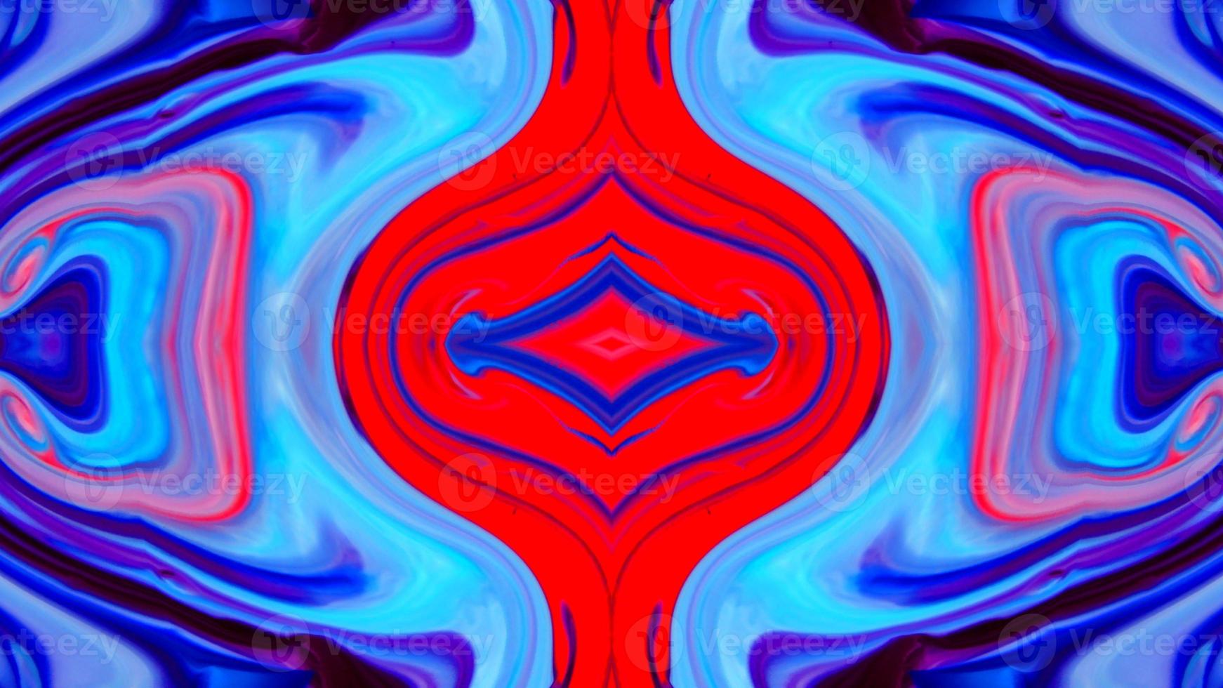 Wonderful Kaleidoscope Backgrounds Created From Colorful Ink Paint Spread photo