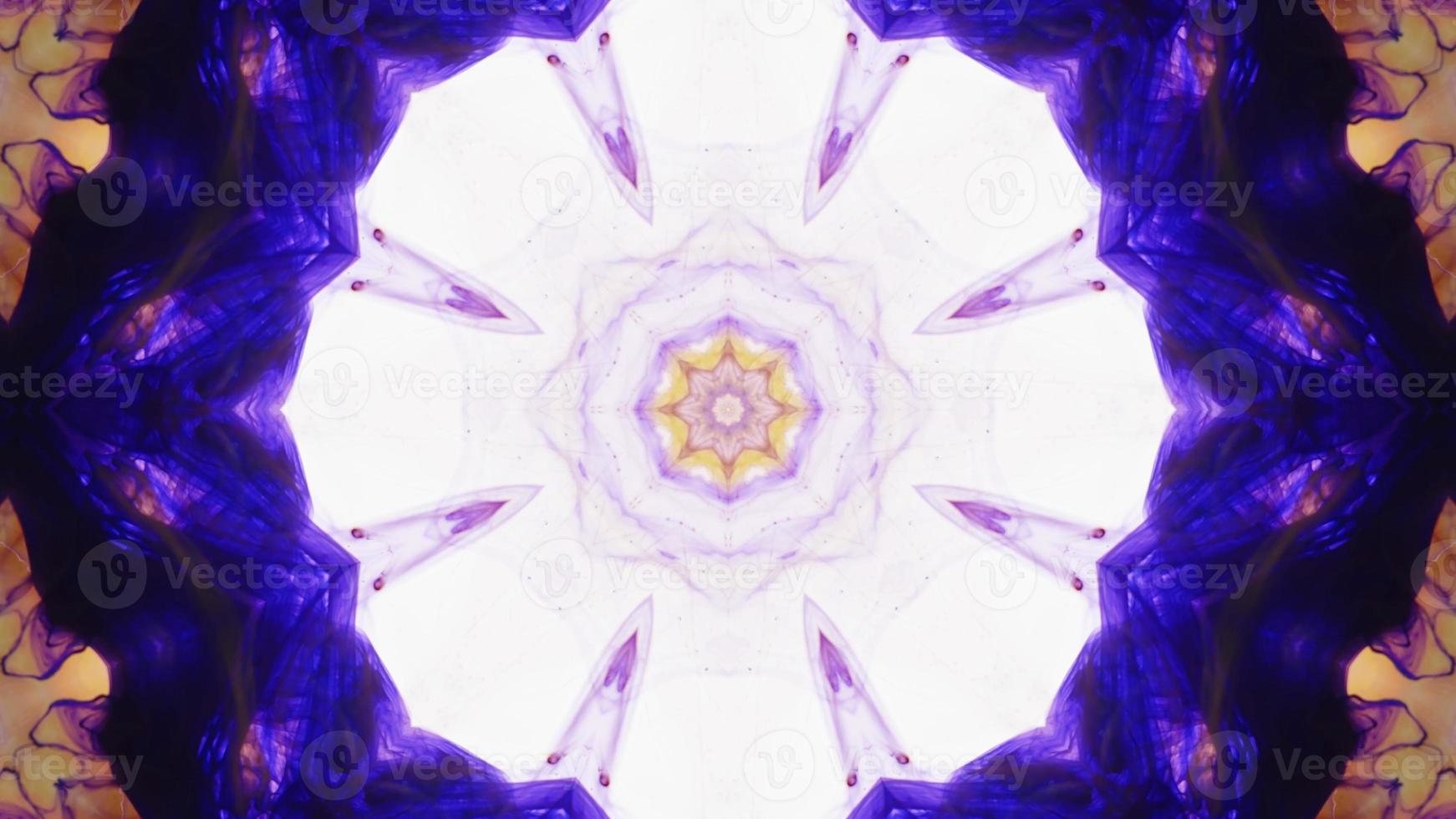 Wonderful Kaleidoscope Backgrounds Created From Colorful Ink Paint Spread photo