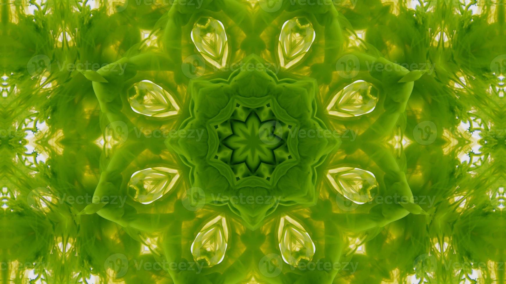 Wonderful Kaleidoscope Backgrounds Created From Colorful Ink Paint Spread photo