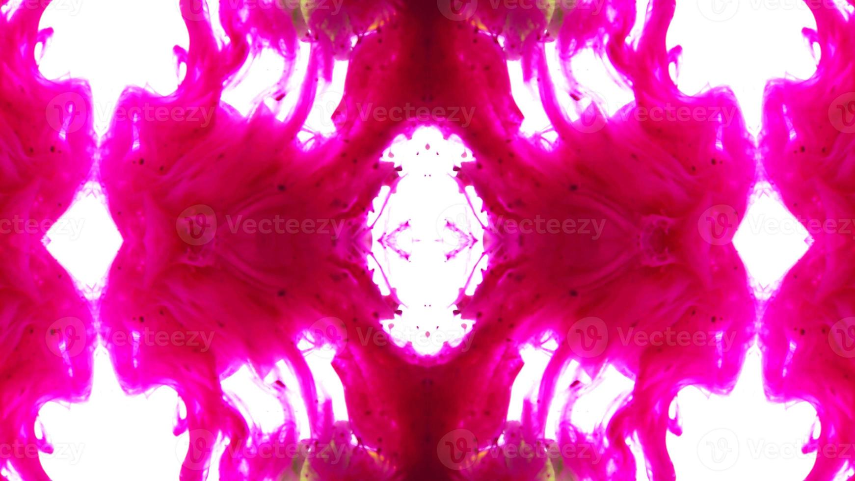 Wonderful Kaleidoscope Backgrounds Created From Colorful Ink Paint Spread photo