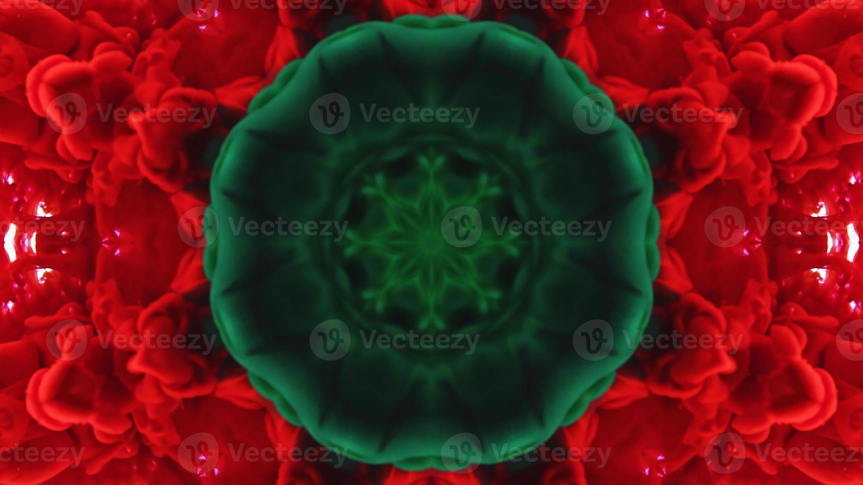 Wonderful Kaleidoscope Backgrounds Created From Colorful Ink Paint Spread photo