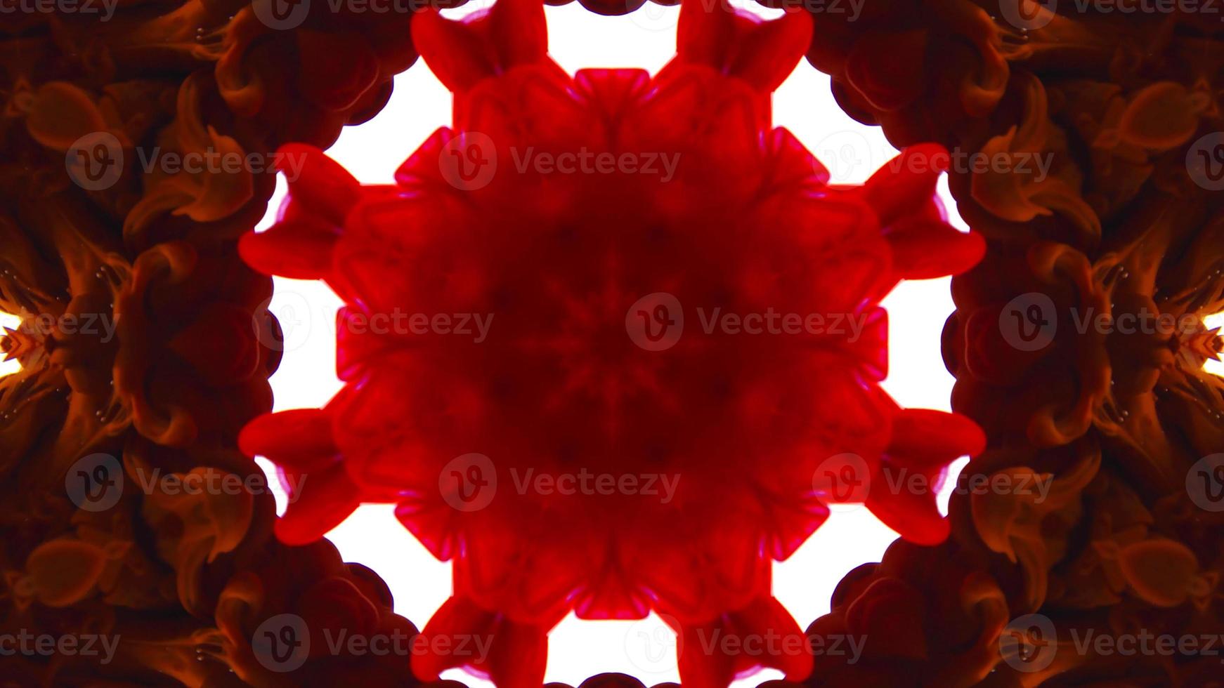Wonderful Kaleidoscope Backgrounds Created From Colorful Ink Paint Spread photo