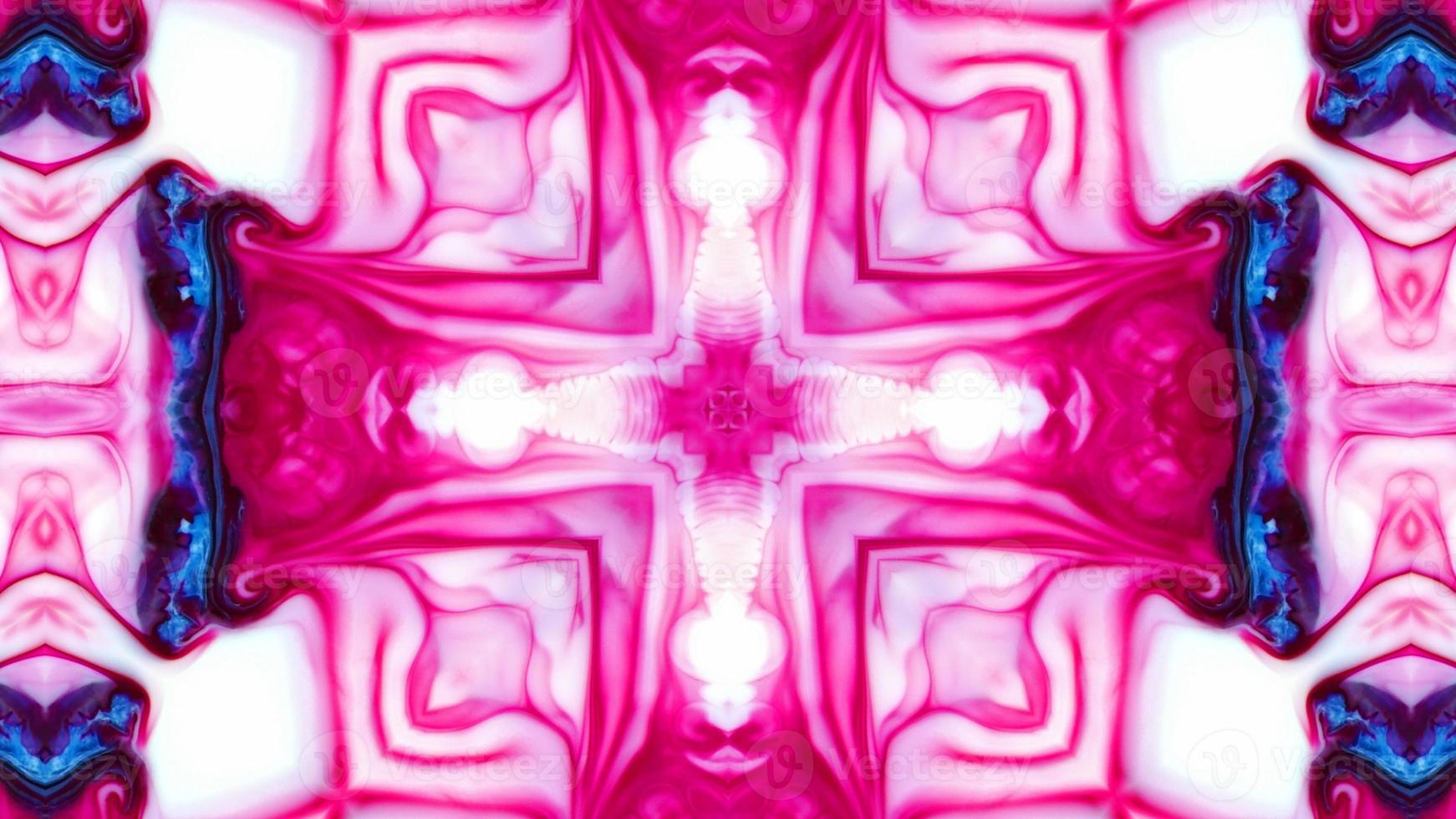 Wonderful Kaleidoscope Backgrounds Created From Colorful Ink Paint Spread photo