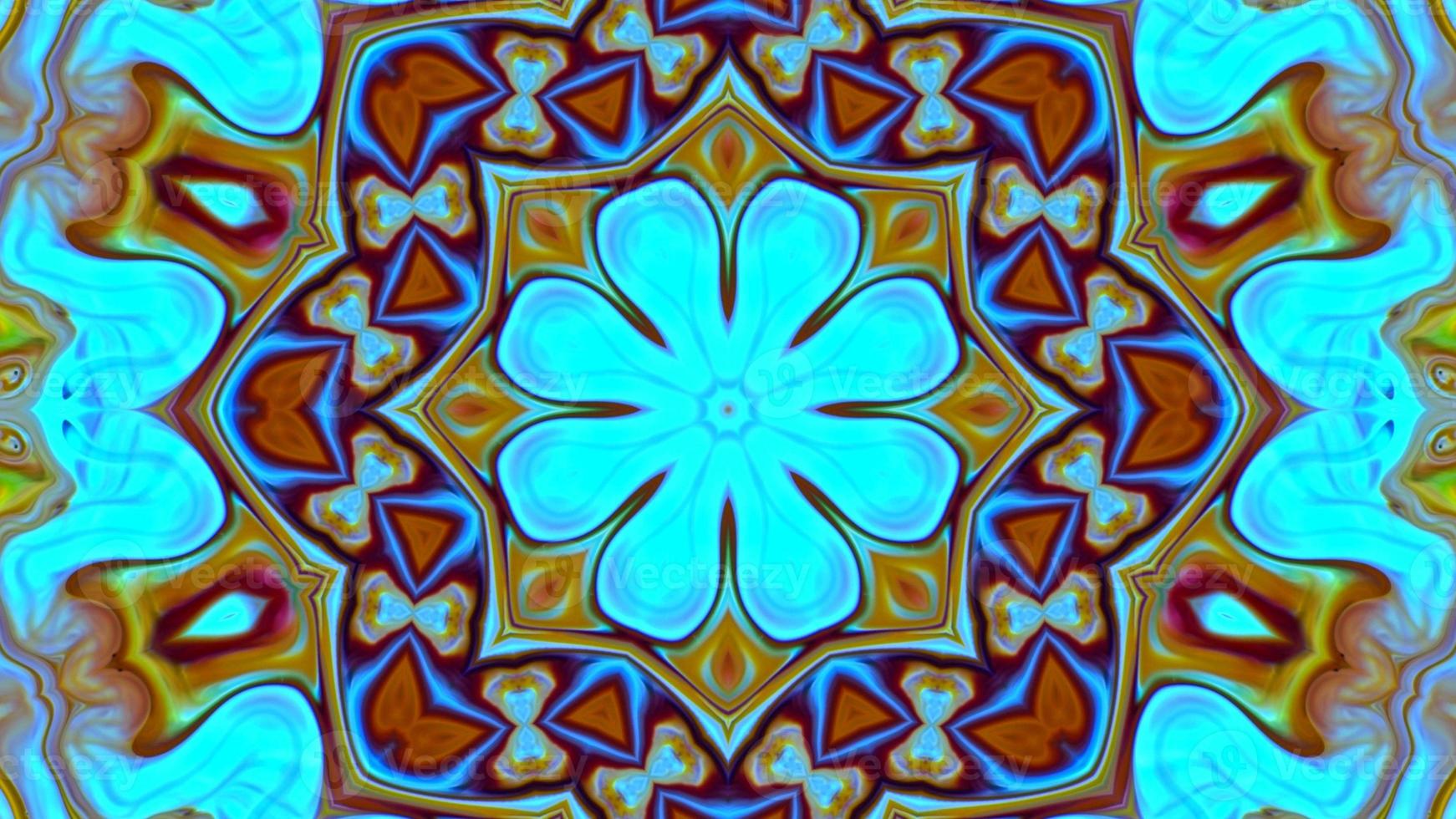 Wonderful Kaleidoscope Backgrounds Created From Colorful Ink Paint Spread photo