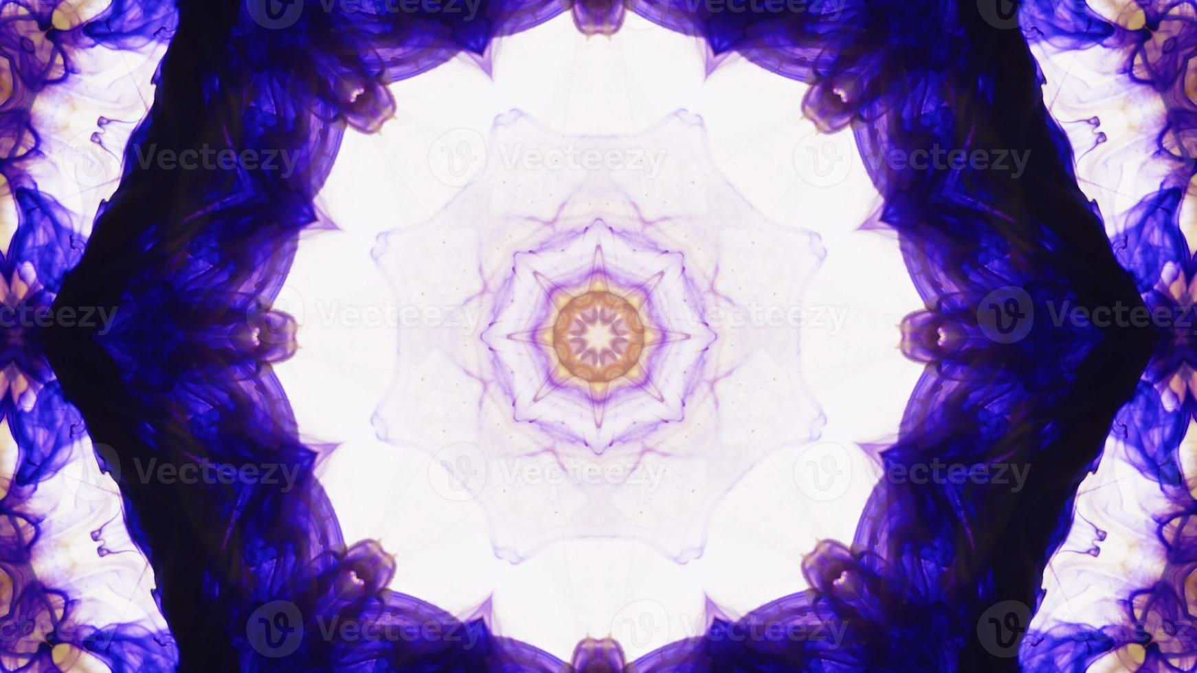 Wonderful Kaleidoscope Backgrounds Created From Colorful Ink Paint Spread photo