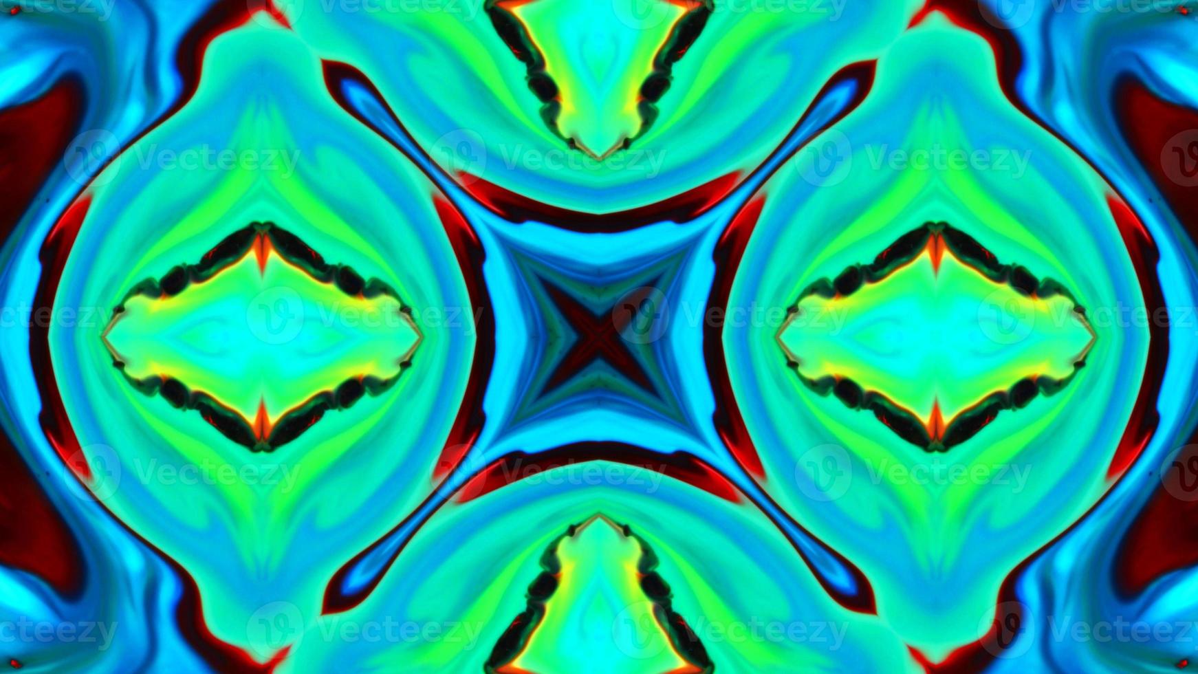 Wonderful Kaleidoscope Backgrounds Created From Colorful Ink Paint Spread photo