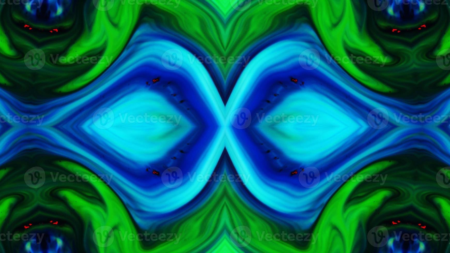 Wonderful Kaleidoscope Backgrounds Created From Colorful Ink Paint Spread photo