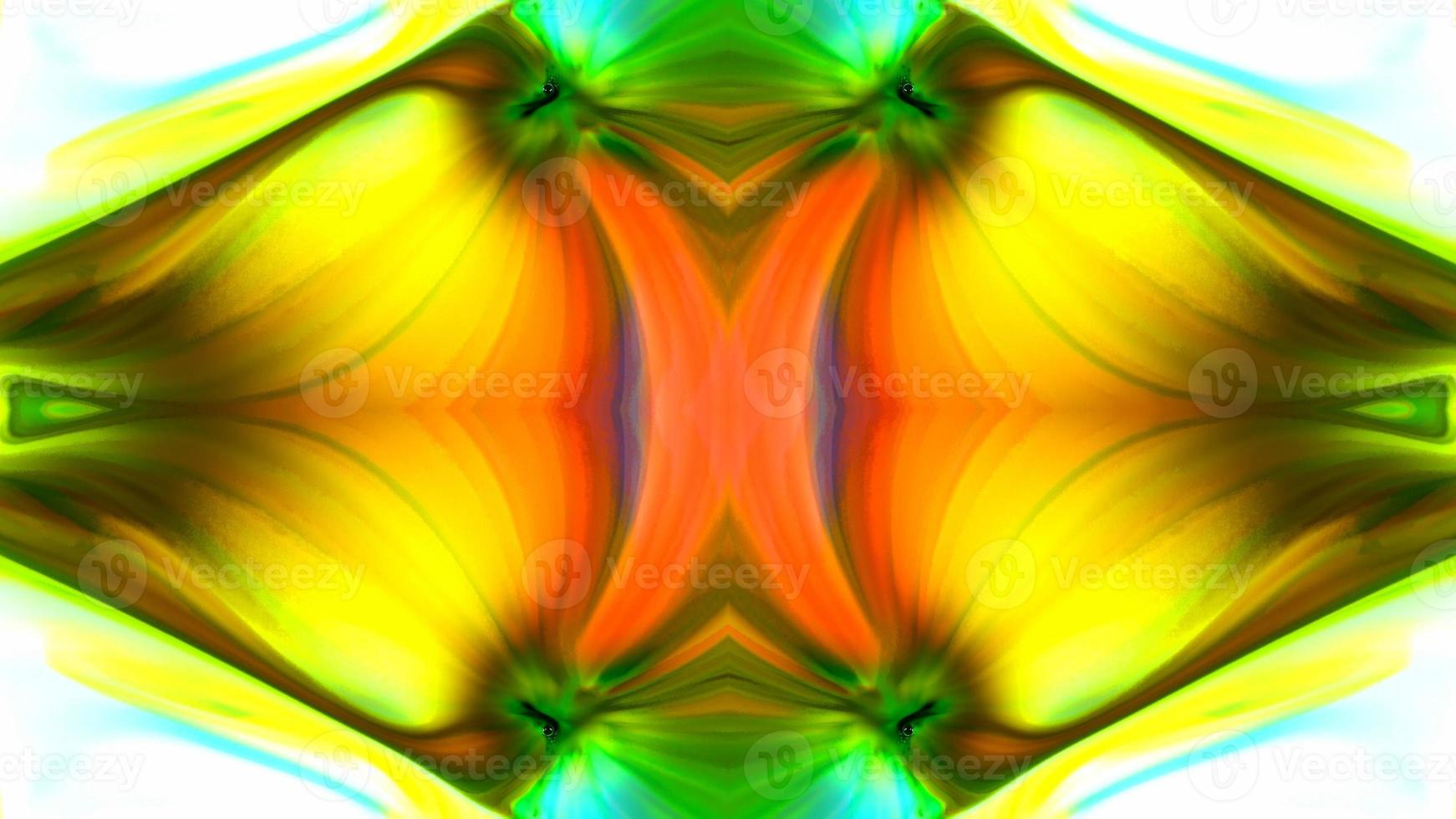Wonderful Kaleidoscope Backgrounds Created From Colorful Ink Paint Spread photo