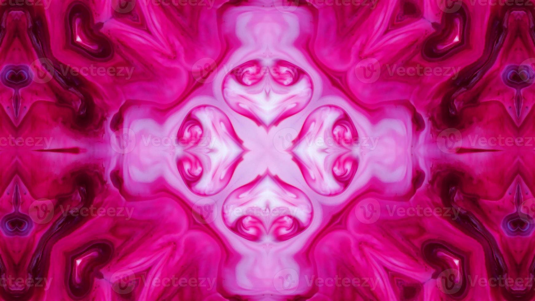 Wonderful Kaleidoscope Backgrounds Created From Colorful Ink Paint Spread photo
