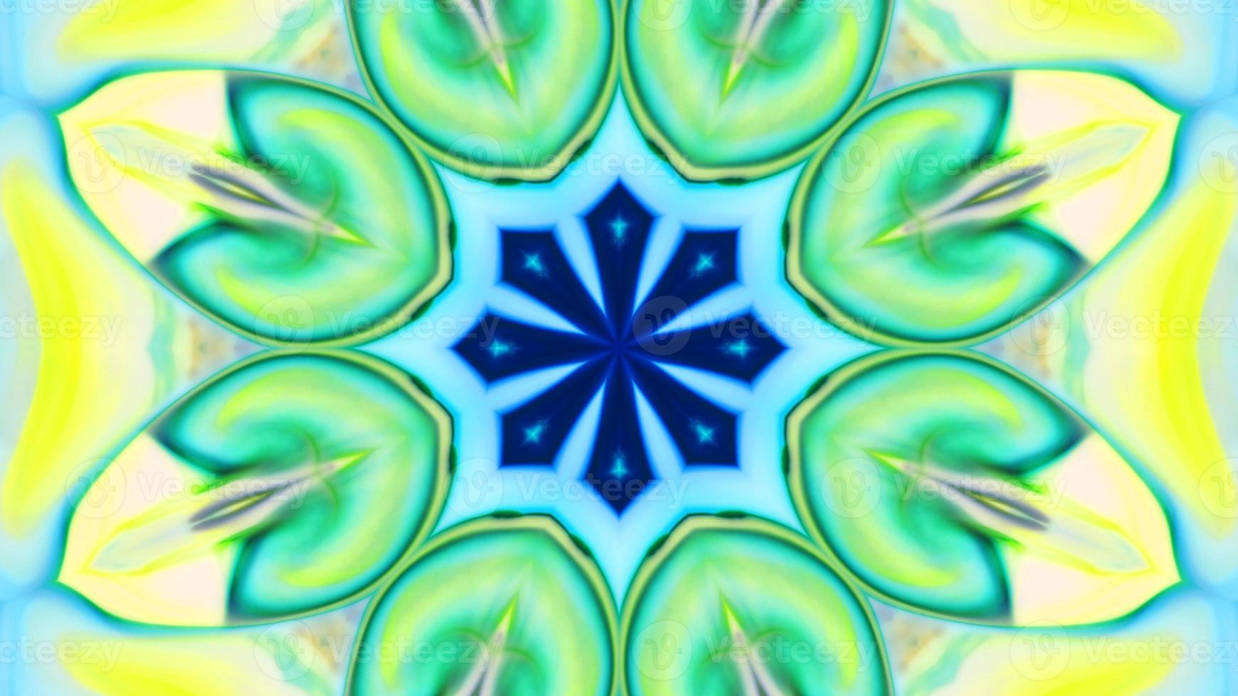 Wonderful Kaleidoscope Backgrounds Created From Colorful Ink Paint Spread photo