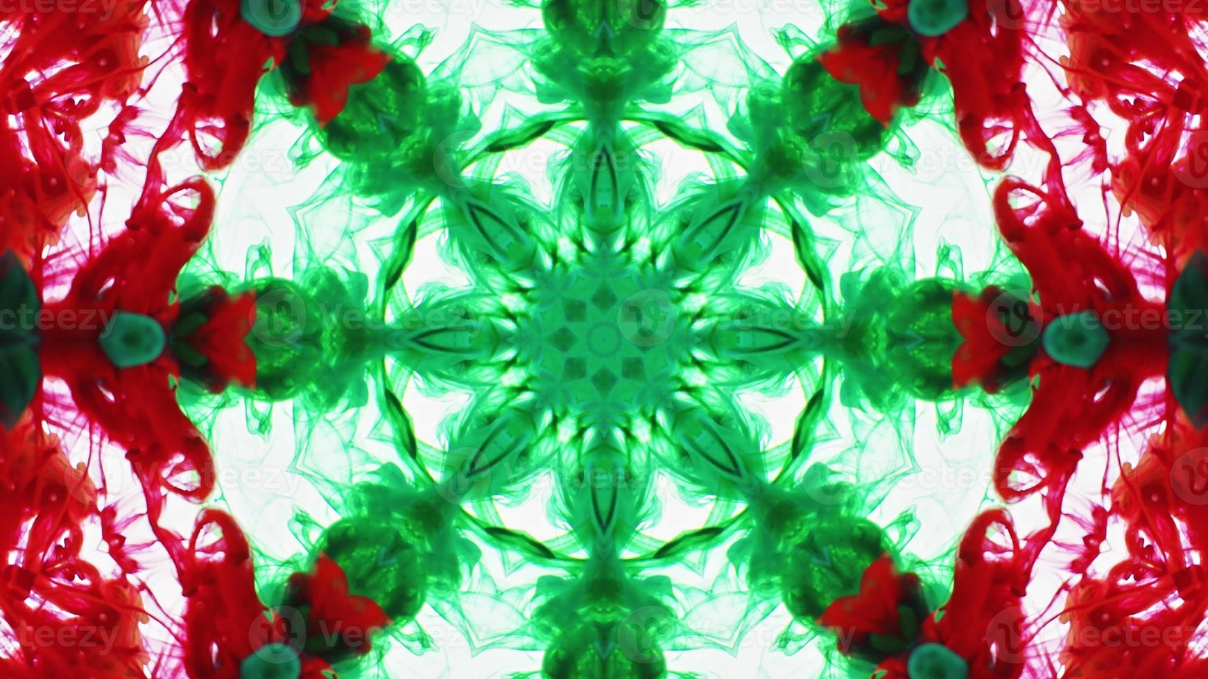 Wonderful Kaleidoscope Backgrounds Created From Colorful Ink Paint Spread photo