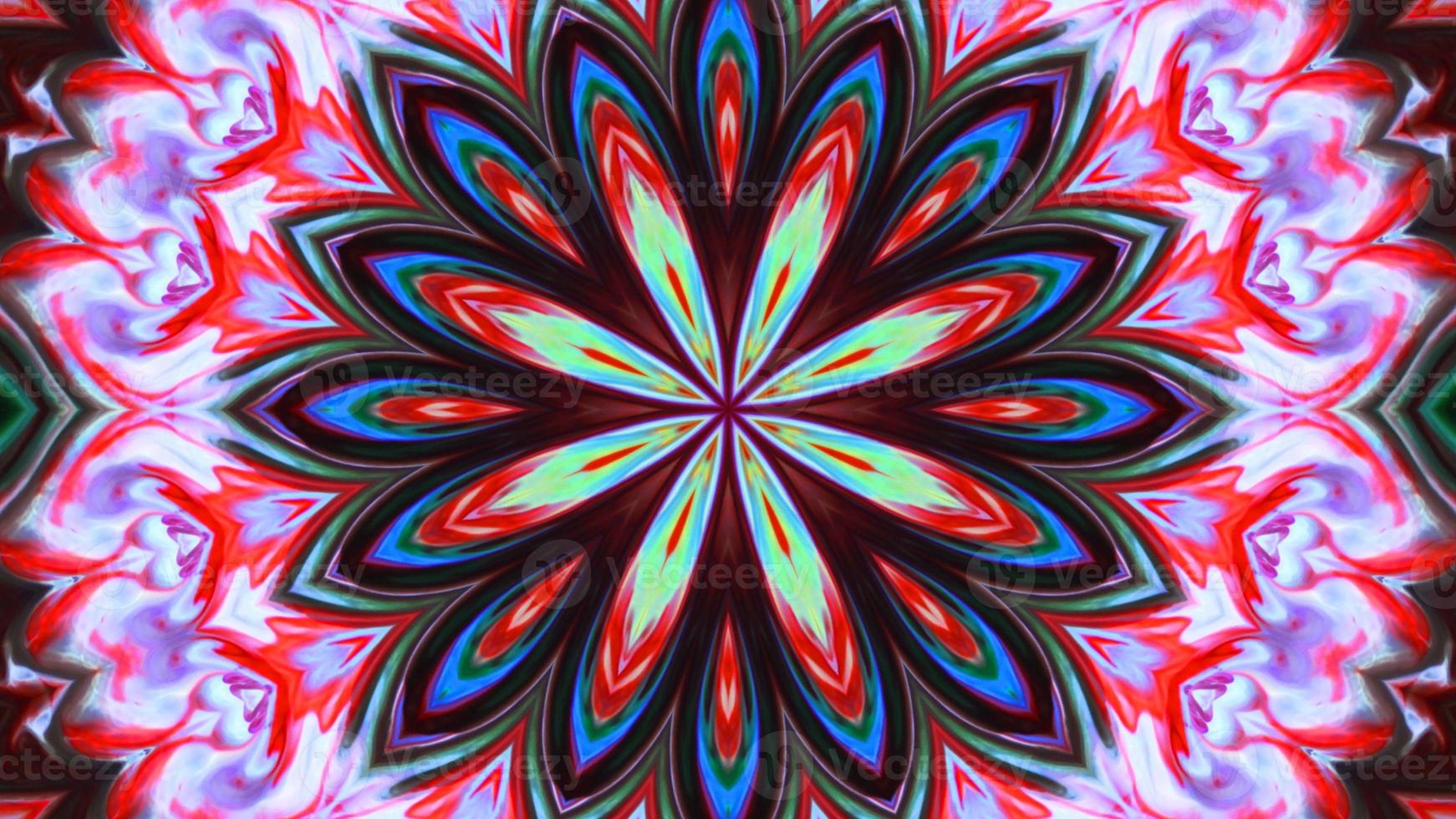 Wonderful Kaleidoscope Backgrounds Created From Colorful Ink Paint Spread photo