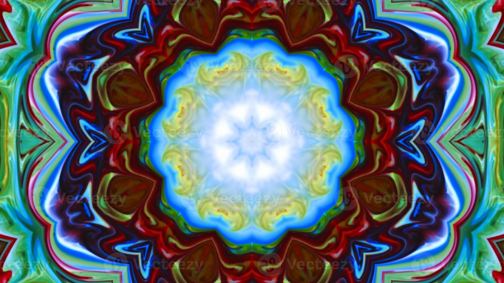 Wonderful Kaleidoscope Backgrounds Created From Colorful Ink Paint Spread photo