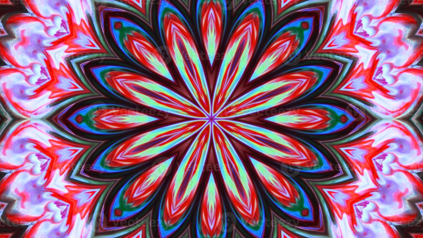 Wonderful Kaleidoscope Backgrounds Created From Colorful Ink Paint Spread photo