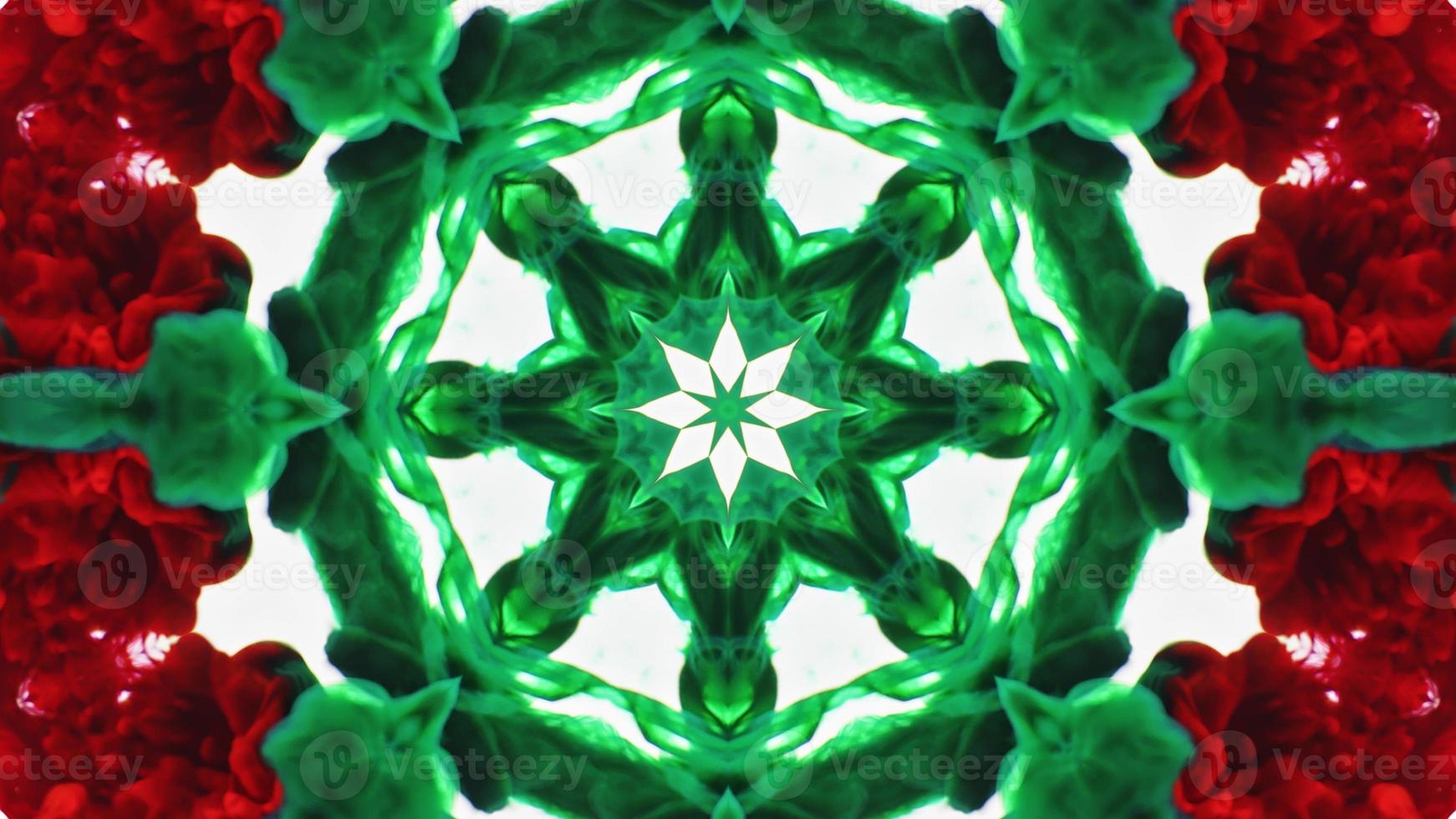 Wonderful Kaleidoscope Backgrounds Created From Colorful Ink Paint Spread photo