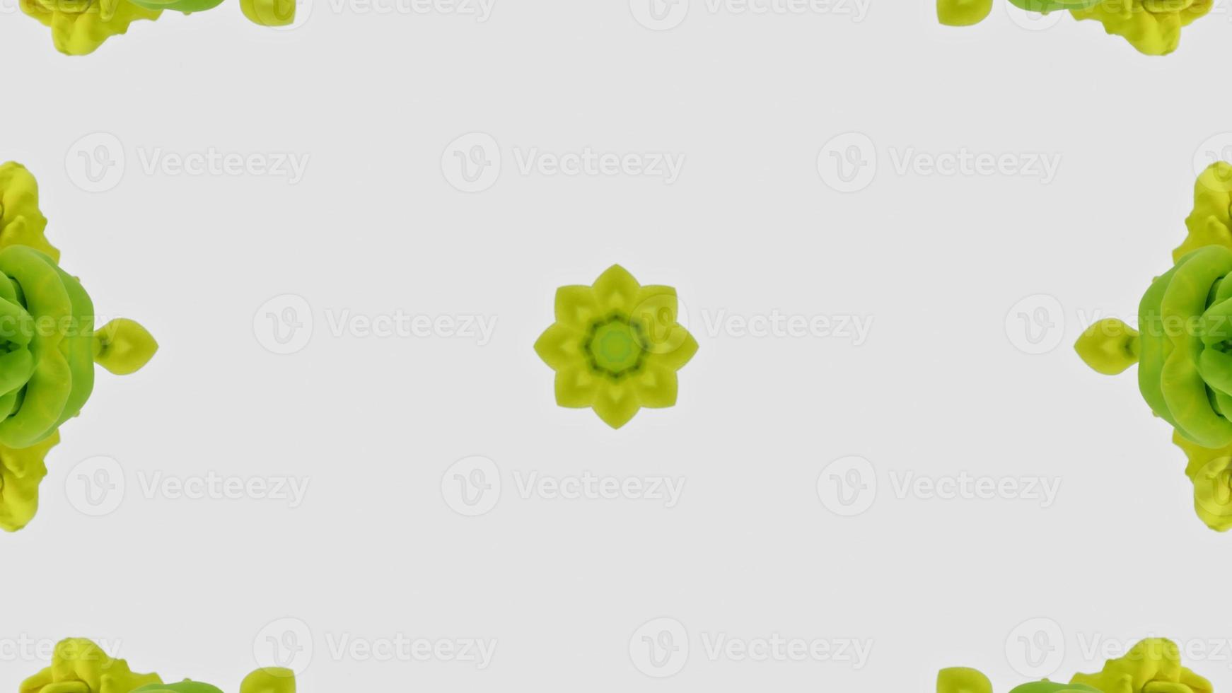 Wonderful Kaleidoscope Backgrounds Created From Colorful Ink Paint Spread photo