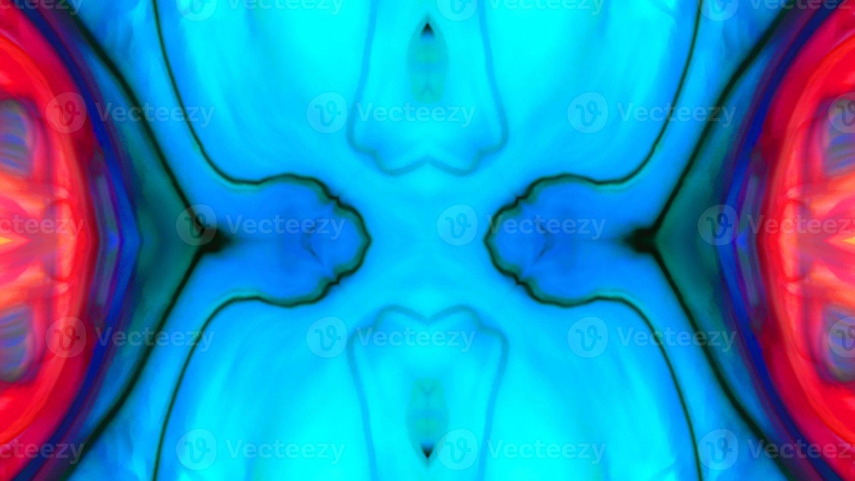 Wonderful Kaleidoscope Backgrounds Created From Colorful Ink Paint Spread photo