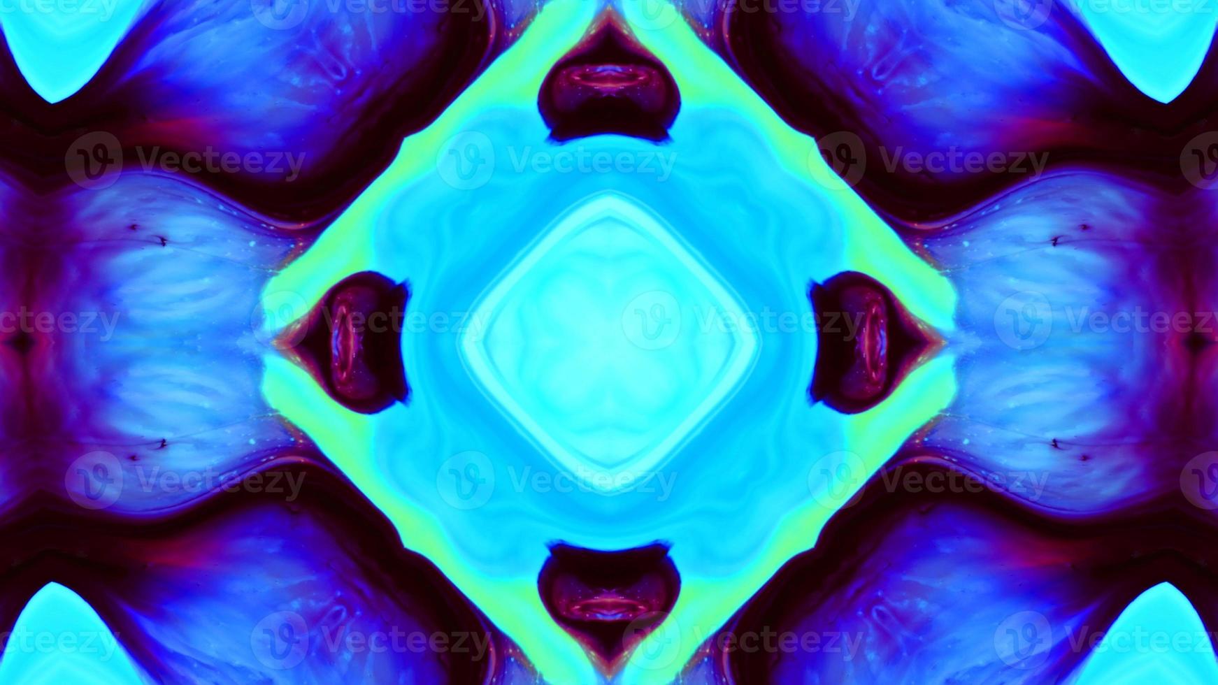 Wonderful Kaleidoscope Backgrounds Created From Colorful Ink Paint Spread photo
