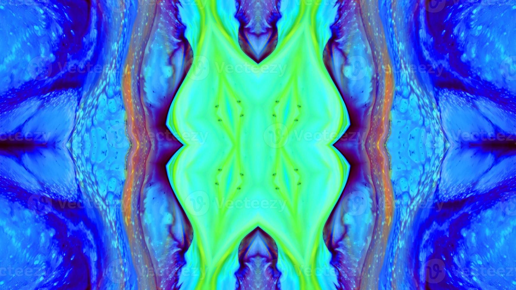 Wonderful Kaleidoscope Backgrounds Created From Colorful Ink Paint Spread photo