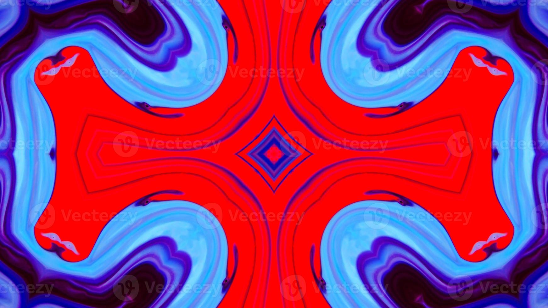 Wonderful Kaleidoscope Backgrounds Created From Colorful Ink Paint Spread photo