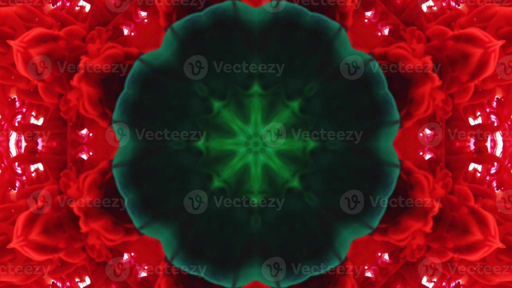 Wonderful Kaleidoscope Backgrounds Created From Colorful Ink Paint Spread photo