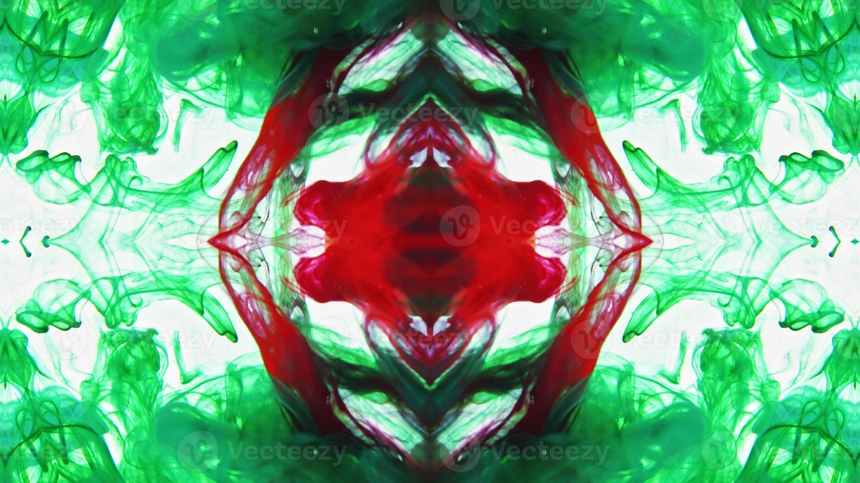 Wonderful Kaleidoscope Backgrounds Created From Colorful Ink Paint Spread photo