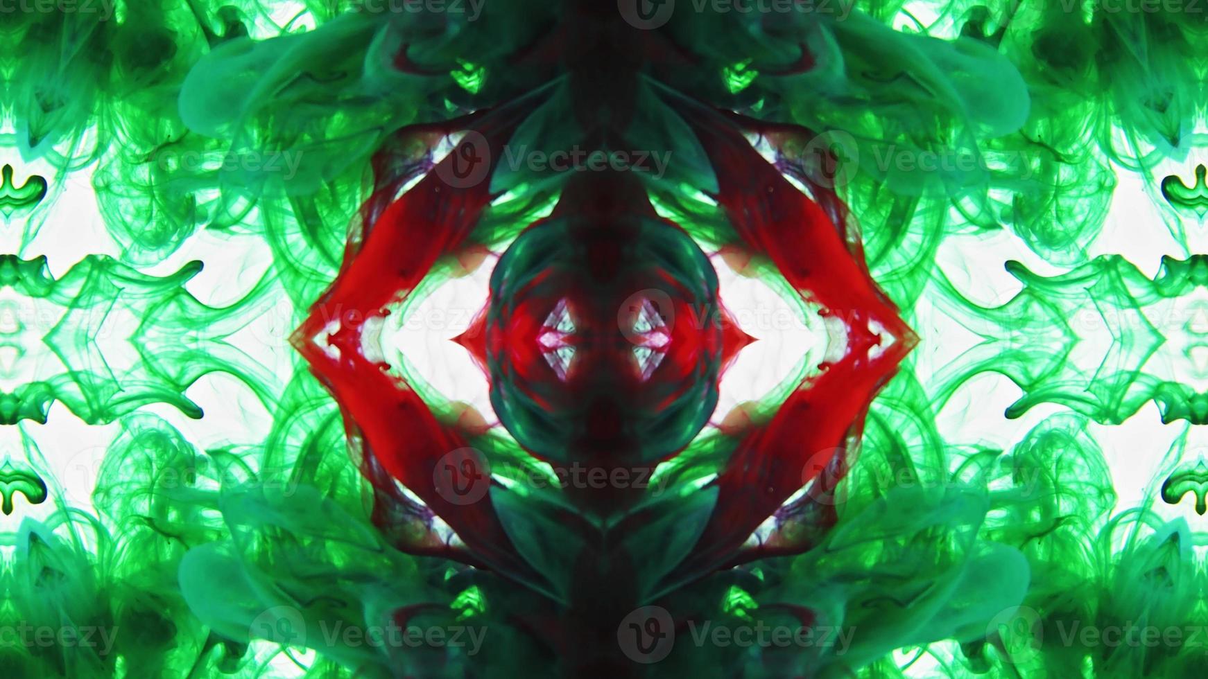 Wonderful Kaleidoscope Backgrounds Created From Colorful Ink Paint Spread photo
