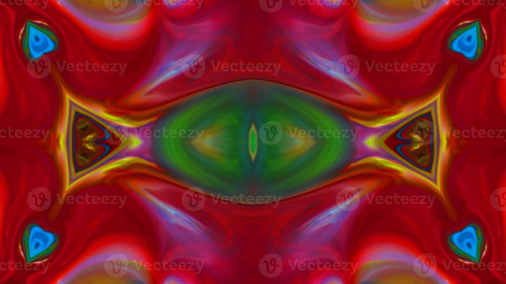 Wonderful Kaleidoscope Backgrounds Created From Colorful Ink Paint Spread photo