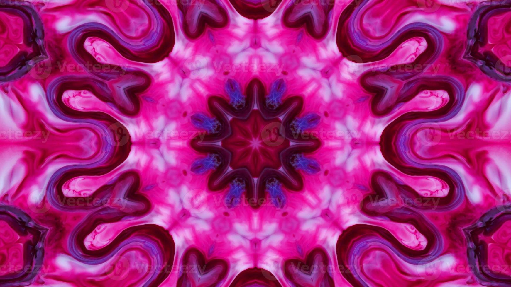 Wonderful Kaleidoscope Backgrounds Created From Colorful Ink Paint Spread photo