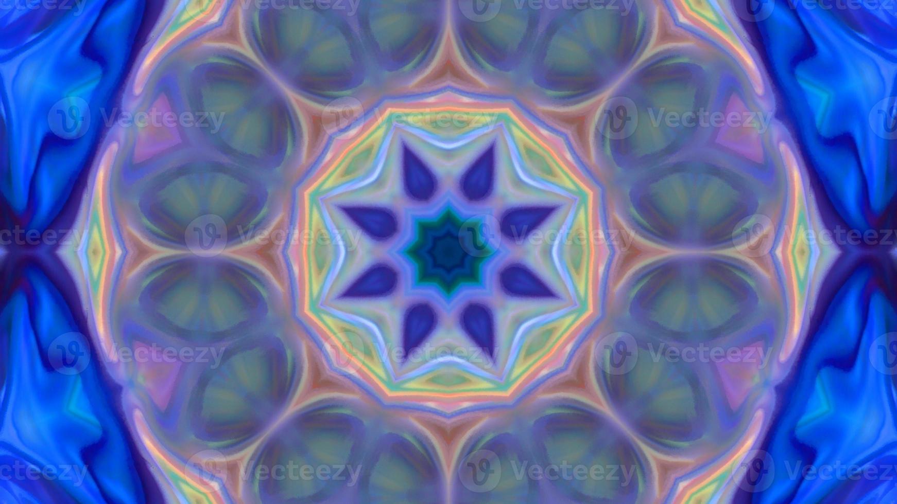 Wonderful Kaleidoscope Backgrounds Created From Colorful Ink Paint Spread photo