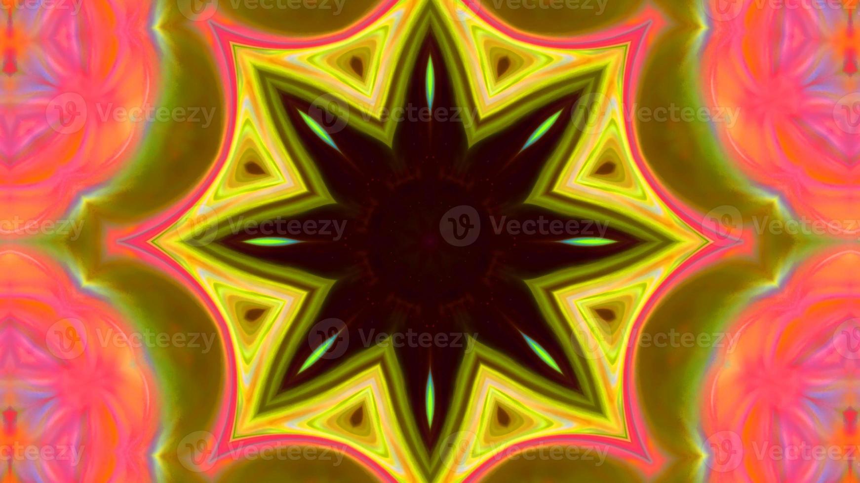 Wonderful Kaleidoscope Backgrounds Created From Colorful Ink Paint Spread photo
