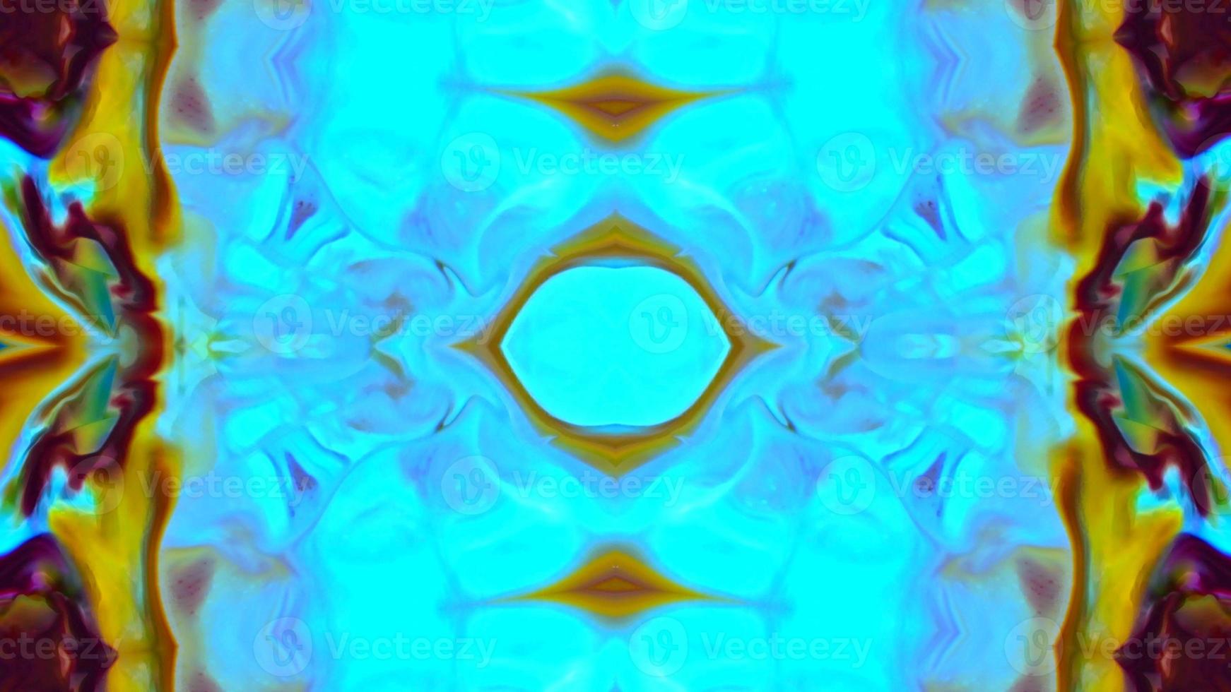 Wonderful Kaleidoscope Backgrounds Created From Colorful Ink Paint Spread photo