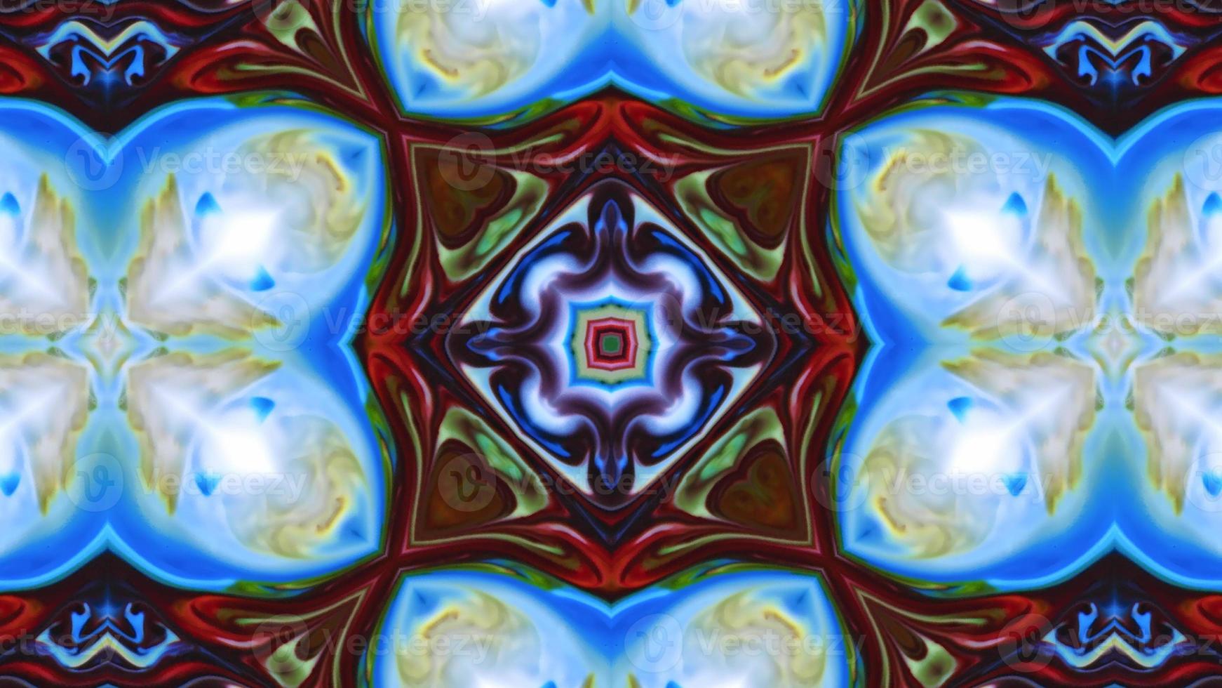 Wonderful Kaleidoscope Backgrounds Created From Colorful Ink Paint Spread photo