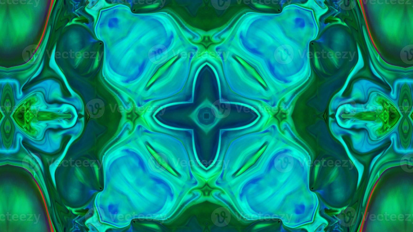 Wonderful Kaleidoscope Backgrounds Created From Colorful Ink Paint Spread photo