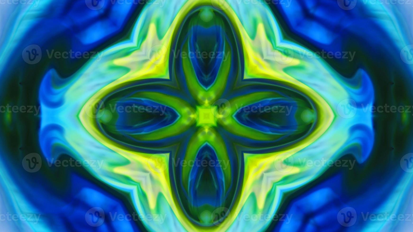 Wonderful Kaleidoscope Backgrounds Created From Colorful Ink Paint Spread photo