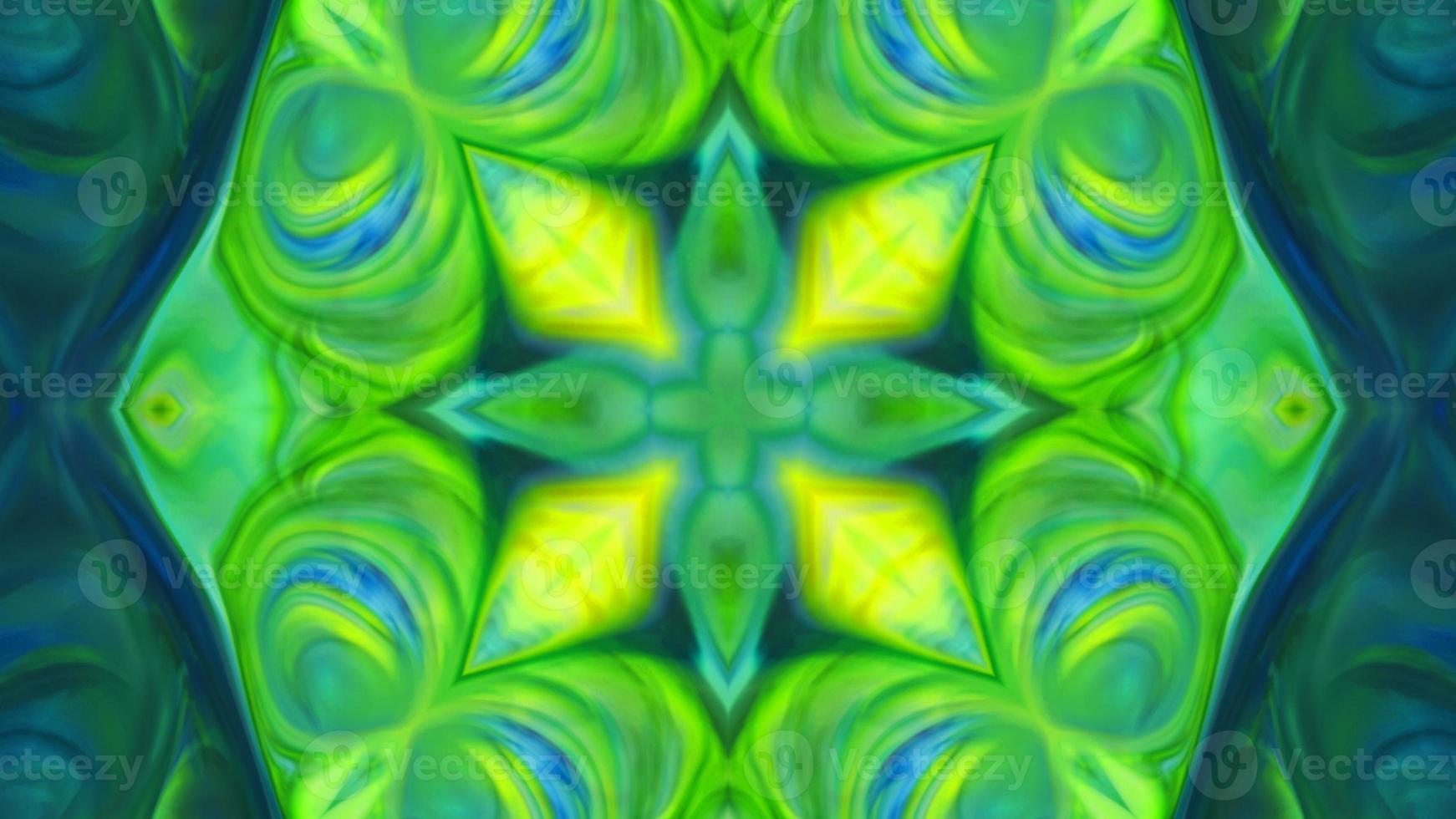 Wonderful Kaleidoscope Backgrounds Created From Colorful Ink Paint Spread photo
