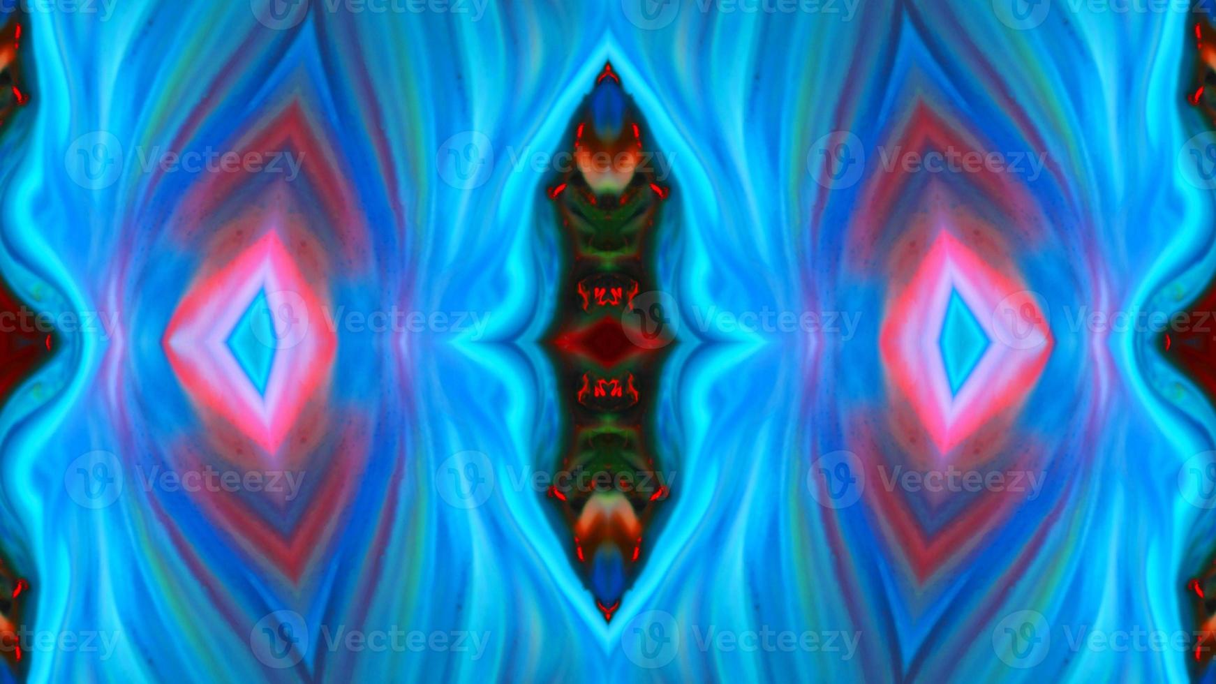 Wonderful Kaleidoscope Backgrounds Created From Colorful Ink Paint Spread photo
