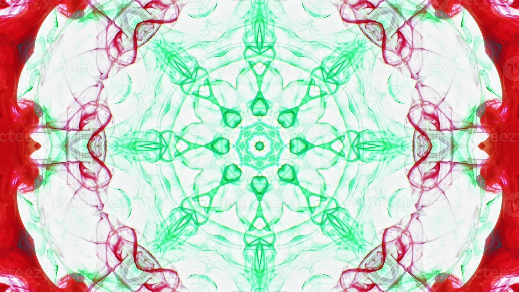 Wonderful Kaleidoscope Backgrounds Created From Colorful Ink Paint Spread photo