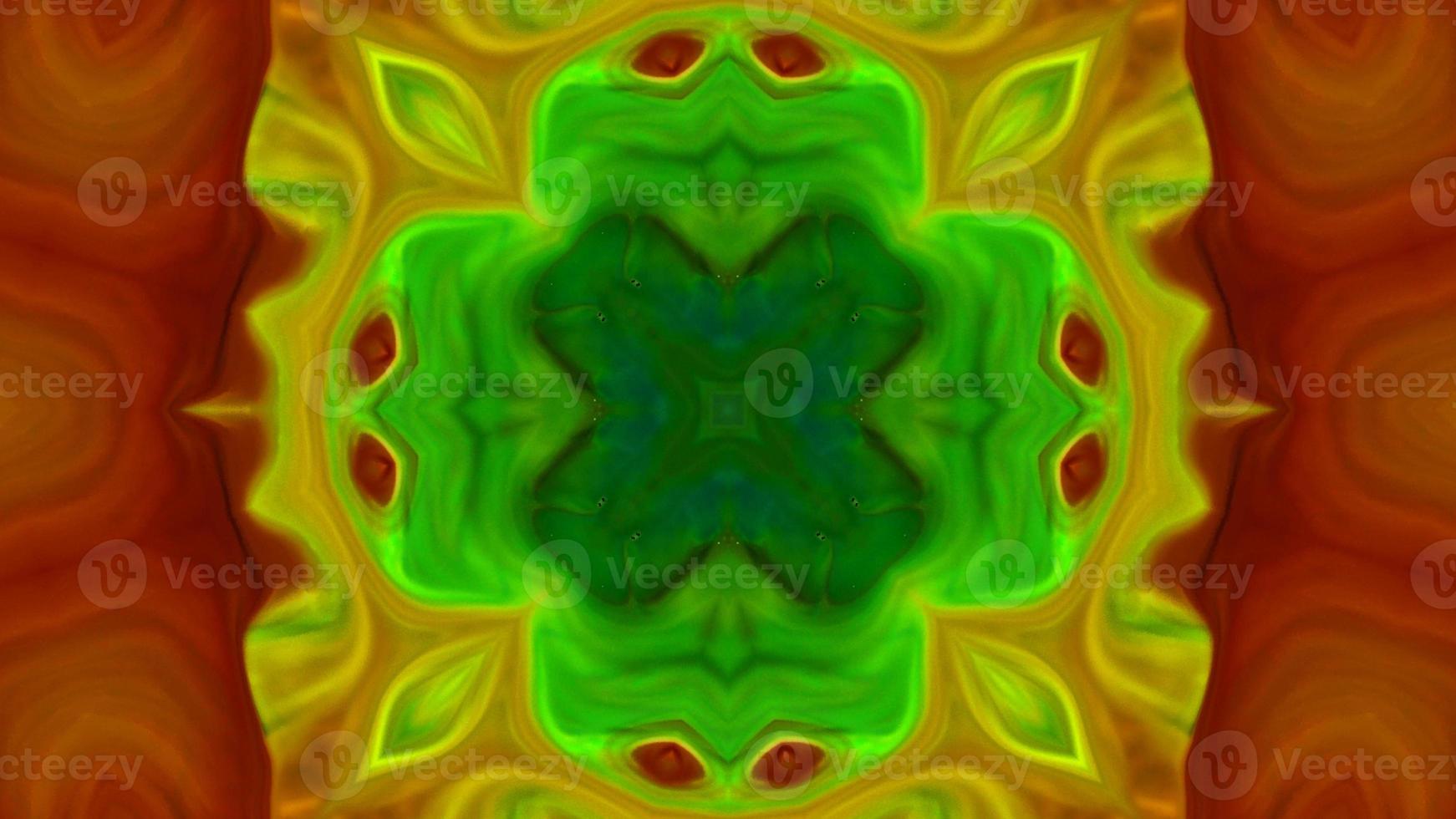 Wonderful Kaleidoscope Backgrounds Created From Colorful Ink Paint Spread photo