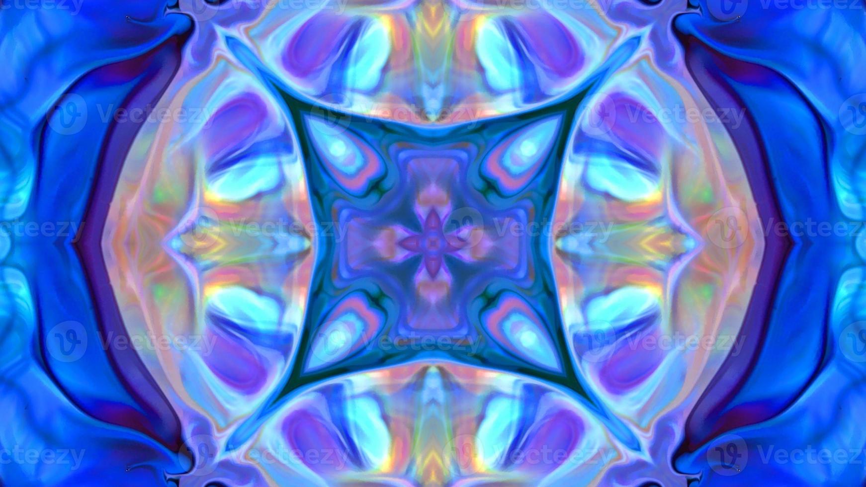 Wonderful Kaleidoscope Backgrounds Created From Colorful Ink Paint Spread photo