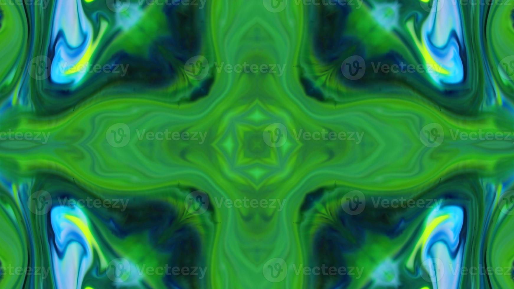 Wonderful Kaleidoscope Backgrounds Created From Colorful Ink Paint Spread photo