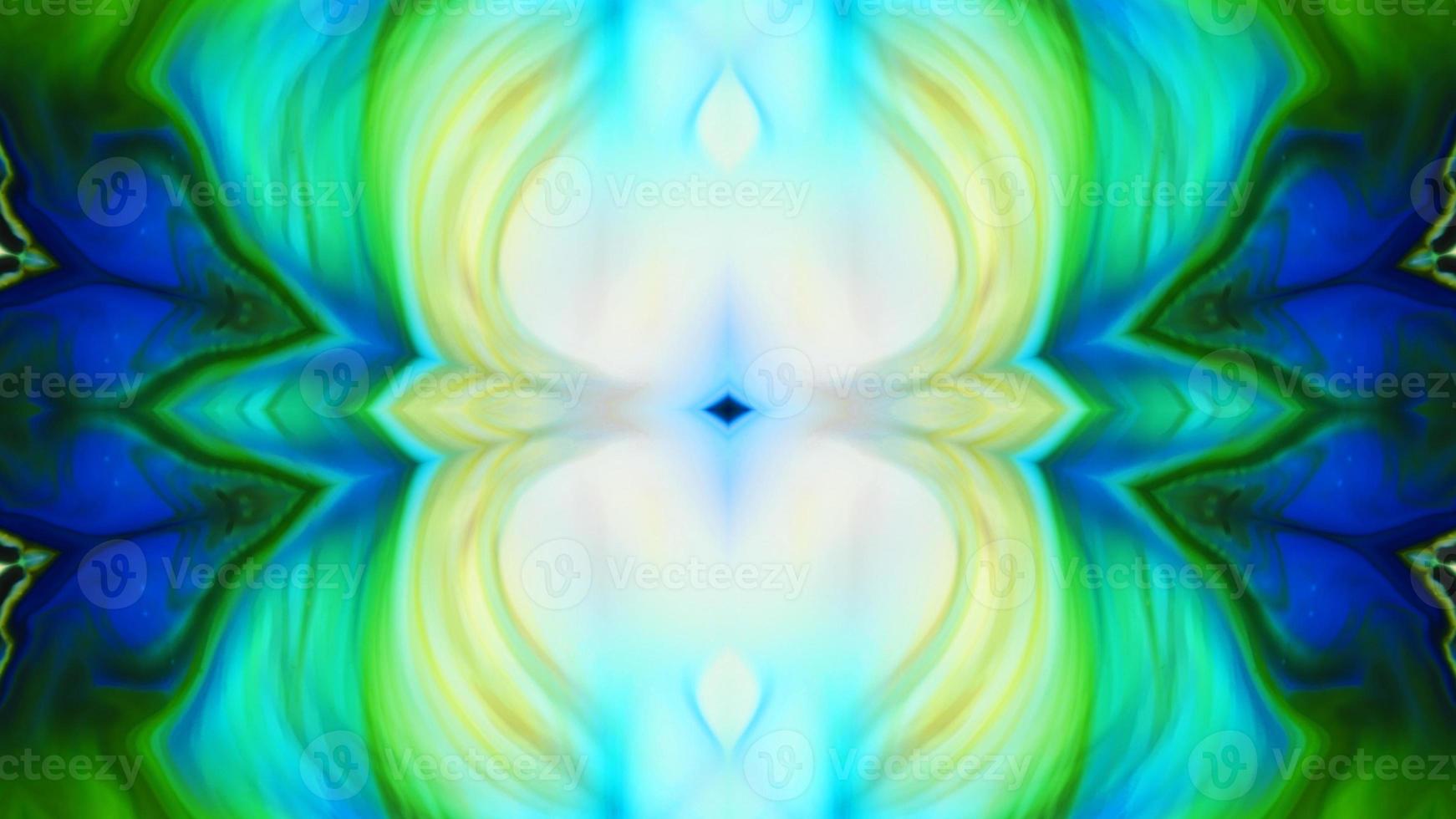 Wonderful Kaleidoscope Backgrounds Created From Colorful Ink Paint Spread photo